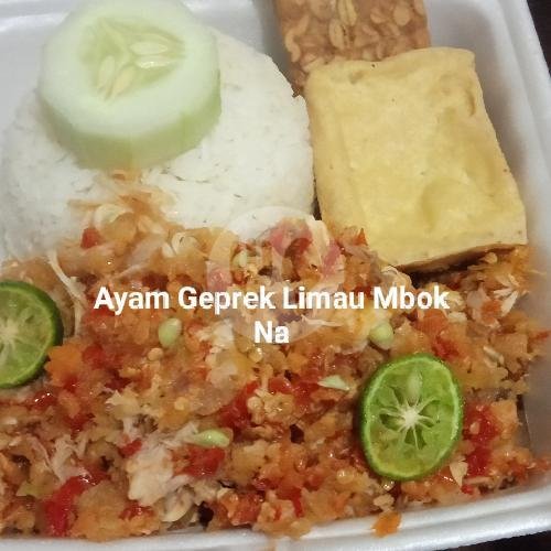 Ayam Geprek Sambel Limau Lev.1 menu Ayam Geprek Mbok Na, Waru