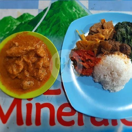 Nasi Cincang menu Nasi Kapau Uni Upik
