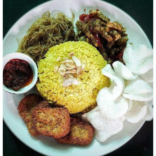 Nasi Kuning Suwir Tongkol Balado menu Nasi Kuning dan Ayam Bakar Dapur Ceria, Sarijadi