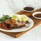 Ayam Bakar Dada/Paha (Tanpa Nasi) menu Nasi Bebek & Ayam H Fauzi, Krukah Lama