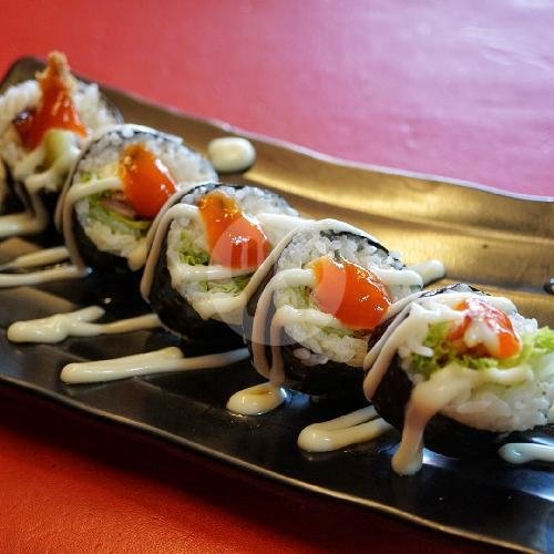 Tamago Maki menu Warkoshi (Warung Kopi dan Sushi), Semarang Selatan