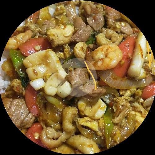 GOHYONG SEAFOOD menu nasi Gila komeng 724 haji naman