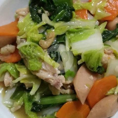 Ayam Saos Inggris menu Depot Mando Catering, Tandes