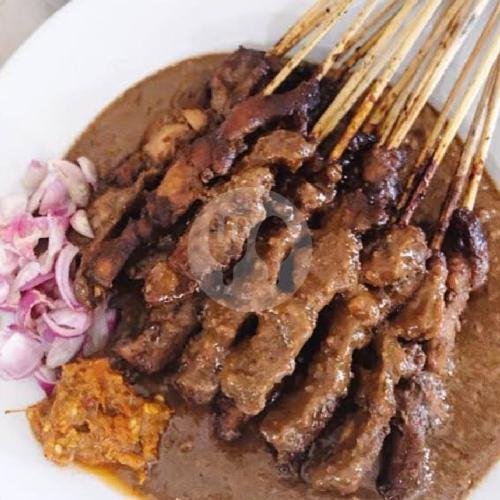 Sate 10 Campur 2 Lontong + teh panas menu Sate Ayam Madura Terajana