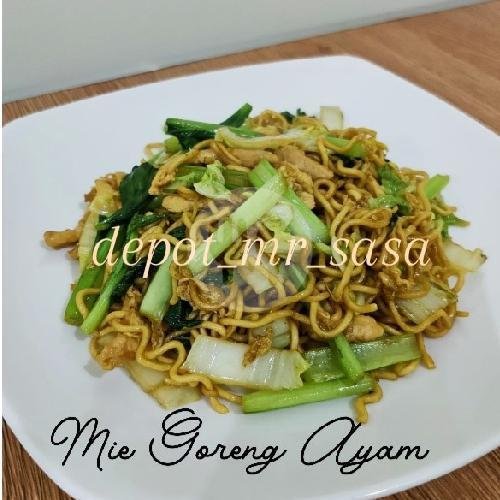 Mie Goreng Ayam menu Depot Mr Sasa, Tenggilis Mejoyo