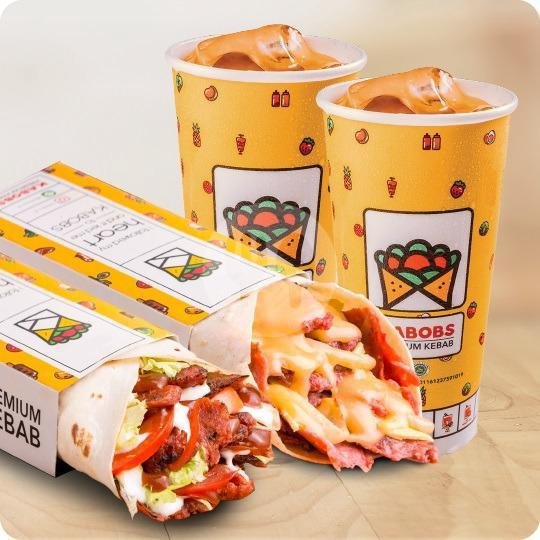 Combo Bertiga B menu KABOBS - Premium Kebab, Yogya Tegal