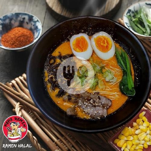 Shio Deluxe menu Papa Ramen Lebak Bulus, Cilandak