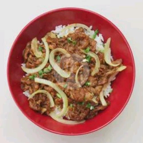 Nasi Beef Teriyaki + Tamago menu Ngayam, Tenggilis - Pujasera Masbro