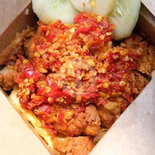 Nasi Telur Geprek Dan Es Teh menu Ayam Geprek Auliyan, Lidah Wetan Gg 10 C No 50