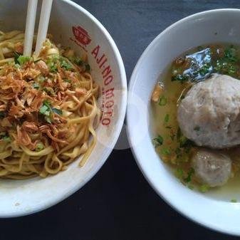 Yamin Asin menu Mie Bakso Urat Mas Jangkung, Pasir Koja