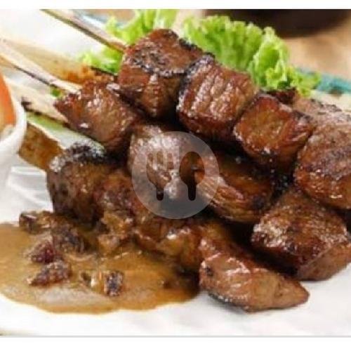 Sate Kambing Polos 10 Tusuk Bumbu Kecap menu Sate Gule Holis H. Roni, Bandung Kulon