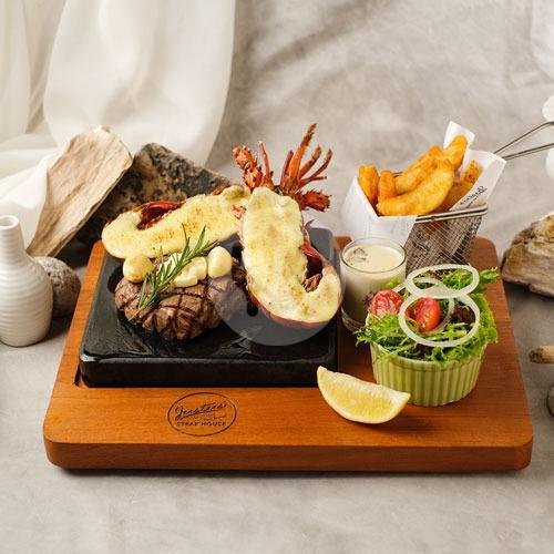Beef Saikoro Steak menu Justus Steak House, Paris Van Java