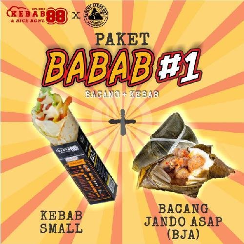 Paket TRIPLE Kebab BIG menu Kebab 88 & Susu Murni, Antapani