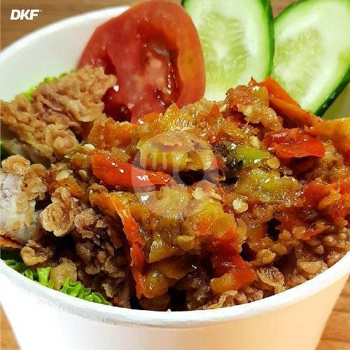 Ricebowl Hot Keju menu DKF, Slarang
