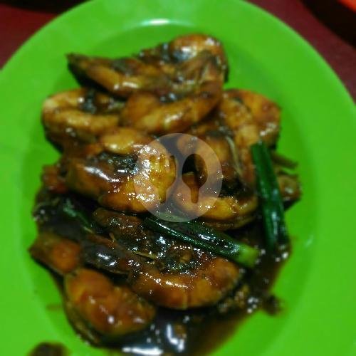 Udang Rebus menu RM. Kepiting Gemes Pak Mamo, Kapten Sudibyo