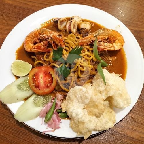 Mie Aceh Rebus Istimewa menu Mie Aceh Samudra Manggarai, Masjid Al Falah Manggarai