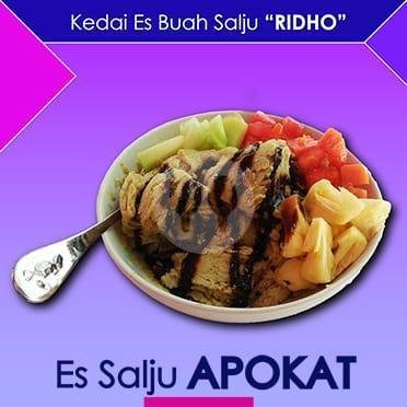 Buah Apokat menu Kedai Es Buah Salju RIDHO, Lamper