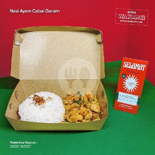 PAKET KOMPLIT Nasi Ayam Wakamsi menu Kedai Wakamsi