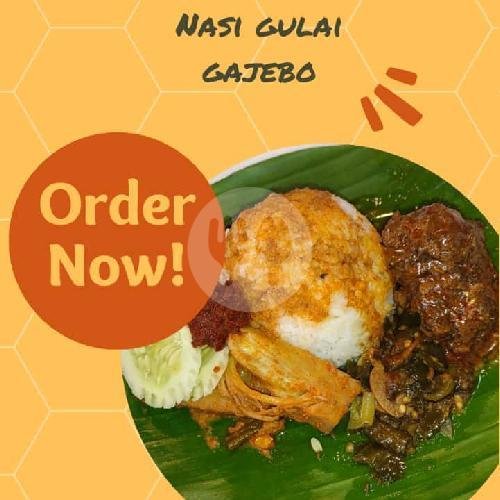 Nasi Rendang + Es Teh menu Nasi Kapau 47, Kartoharjo