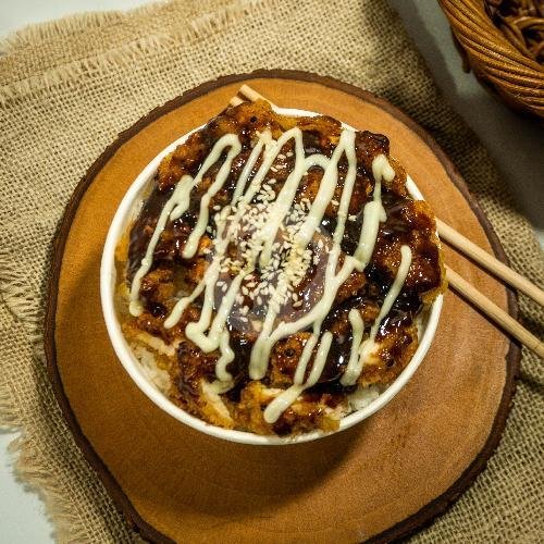 Gabin Fla Tiramisu Milo menu Chicken Oishi, Keputih
