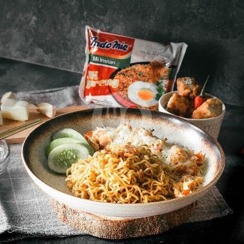 Indomie Ayam Geprek Mozarella Telur menu Warung Haha, Jatinegara