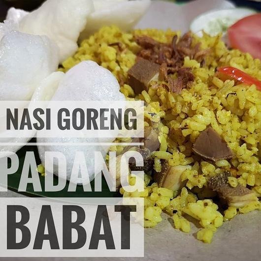 Nasi Putih menu Nasi Goreng Padang, Truntum