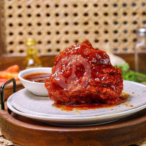 Ayam Geprek Sayap / Paha Bawah menu Alibaba Fried Chicken, Desa Cipadung