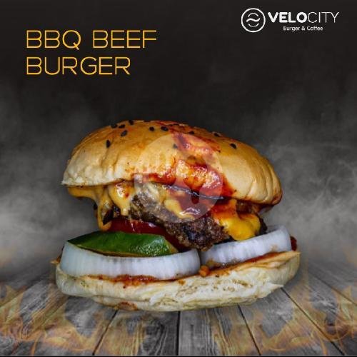 BBQ Chicken Burger menu Velocity, pasar baru