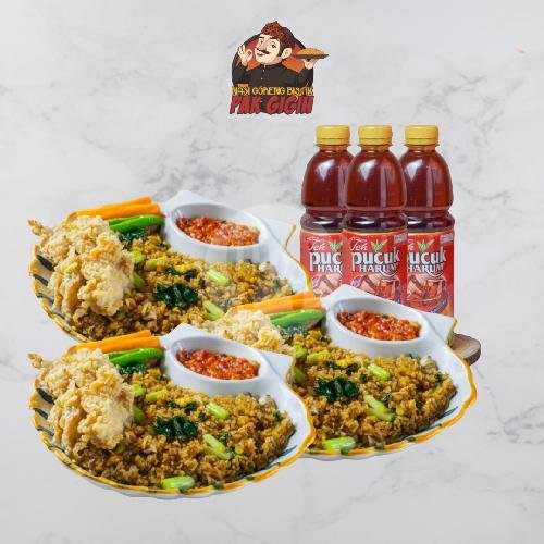 Buy 3 Nasi Goreng Bistik Hongkong Get 3 Teh Pucuk menu Nasi Goreng Bistik Pak Gigih Bandung, Pasar Minggu