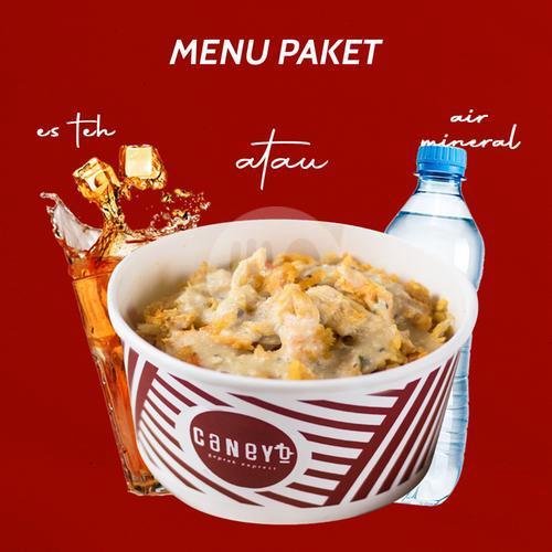Caneyo Geprek Salted Egg menu Caneyo Geprek Express, Tlogomas