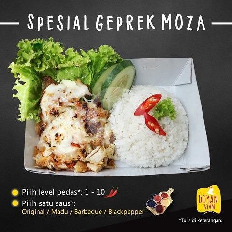 Spesial Ayam Geprek Jumbo menu Doyan Ayam Geprek, Kraton