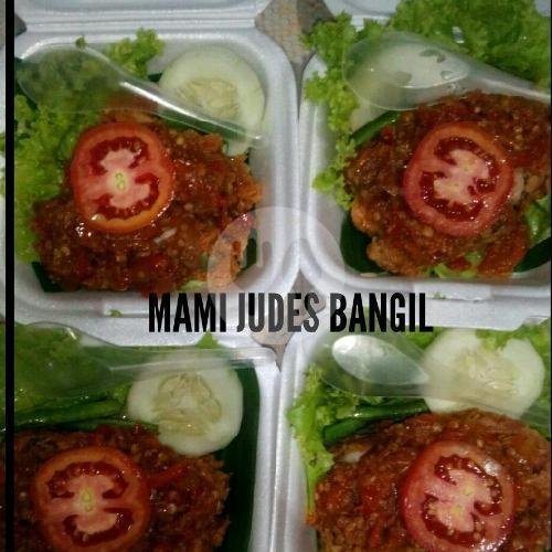 Tempe Bacem Plus Nasi menu Mami Judes, Bangil