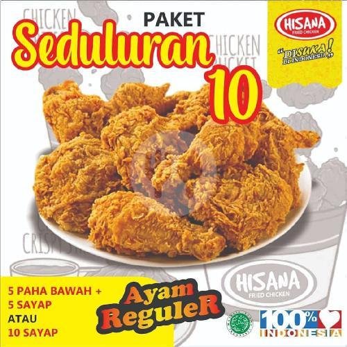 Seduluran 10 Mix menu Hisana Fried Chicken, Wendit S33