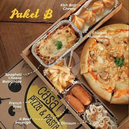 Spagheti Cheese Bolognese menu Casa Pizza & Pasta, Mergangsan