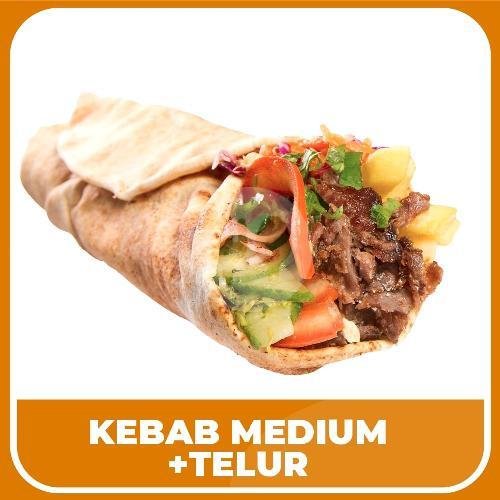 Kebab Large + Telur menu Madeena Kebab