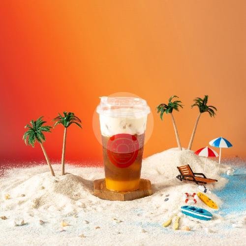 Ice Strawberry Soy Latte menu SENJA Gelato, Tugu