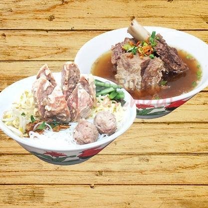 Bakso Urat + Rusuk menu Bakso Rusuk Samanhudi, Dago