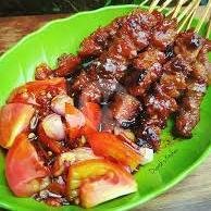 Sate Sapi 15 Tusuk Pakai Lemak menu Sate Ruhiyat Asli, Jl Jupiter Utama