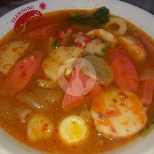 Cilok Mix Usus Kering menu Seblak Dan Cilok Ranjau Dapur Barokah, Sinoman