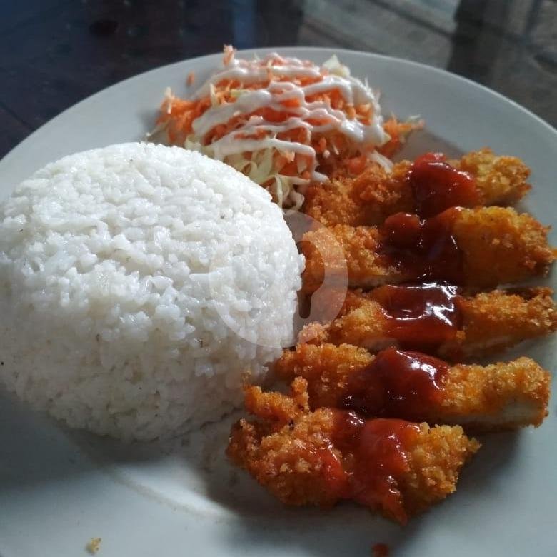 Nasi Katsu Brintik menu Warung Brintik, Ceper