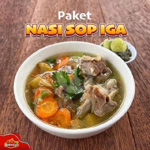Paket Sego Ayam Goreng menu Bolosego Resto & Store, Depok, Sleman