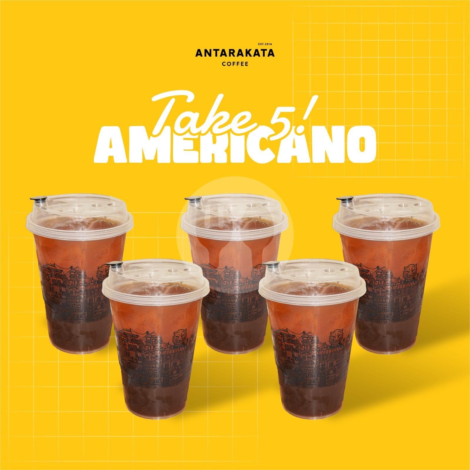 Take 5 Latte menu Antarakata Coffee, Majapahit