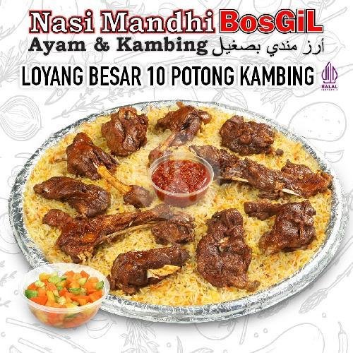 LOYANG KAMBING MINI menu NASI MANDHI BOSGIL BANDUNG KOTA, Taman Citarum