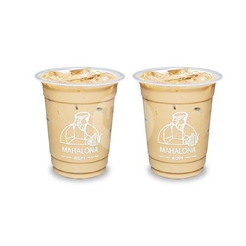 Satu Liter Green Tea menu Mahalona Kopi, Galuh Mas