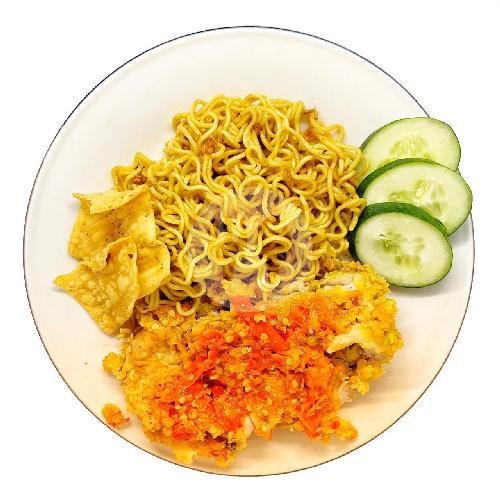 Mie Goreng Jumbo + Pangsit + Ayam Geprek + Nasi menu Ayam Geprek SH, Umbulmartani