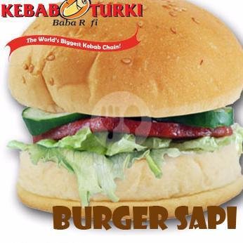 Burger Crispy menu Kebab Turki Baba Rafi, Roxy Mall Jember