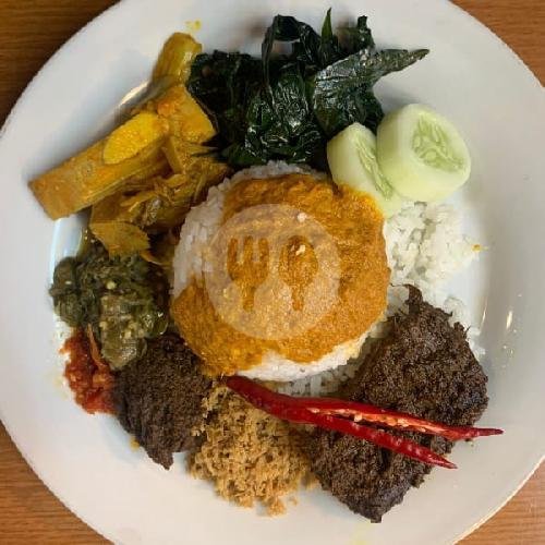 Nasi Dendeng Batokok Cabe Ijo menu RM. Simpang Raya Bandung, Jln Dalem Kaum No 60