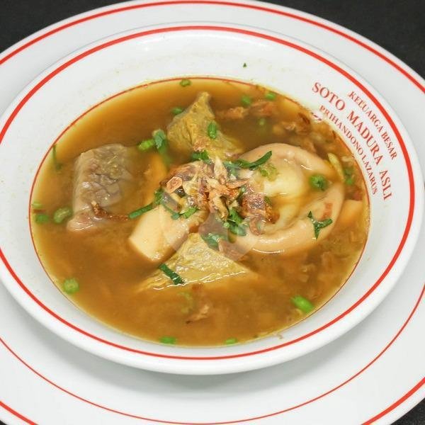 Soto Jeroan menu Soto Madura Juanda, Gambir