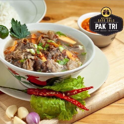 Gule menu Warung Sate Solo Pak Tri, Ciputat
