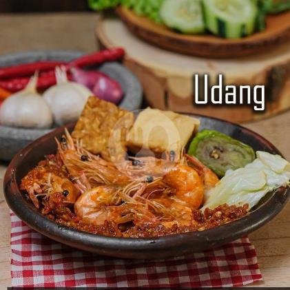 Udang menu Sambal Bakar Cobek Endulita, Magelang Tengah